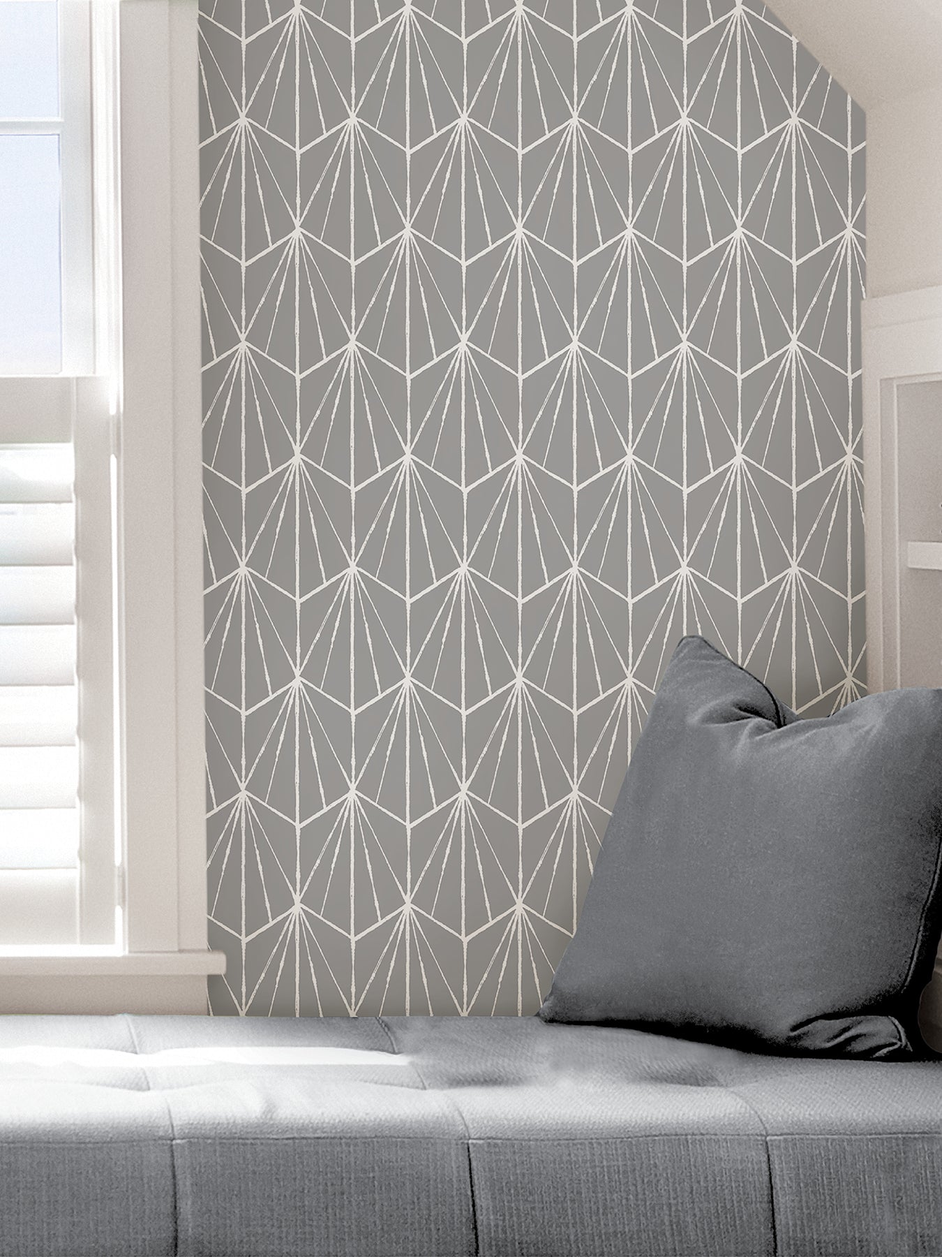 Dorset Peel and Stick Wallpaper in a room setting