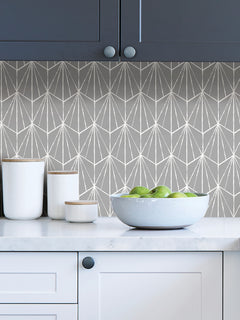 Dorset Peel and Stick Wallpaper in a room setting