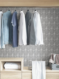 Dorset Peel and Stick Wallpaper in a room setting