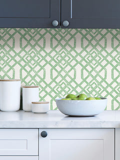 Tanner P&S Wallpaper in a room setting