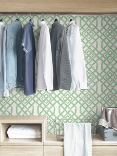 Tanner P&S Wallpaper in a room setting