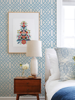 Tanner Peel and Stick Wallpaper in a room setting