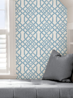 Tanner Peel and Stick Wallpaper in a room setting
