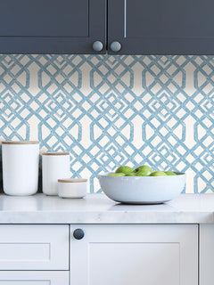 Tanner Peel and Stick Wallpaper in a room setting