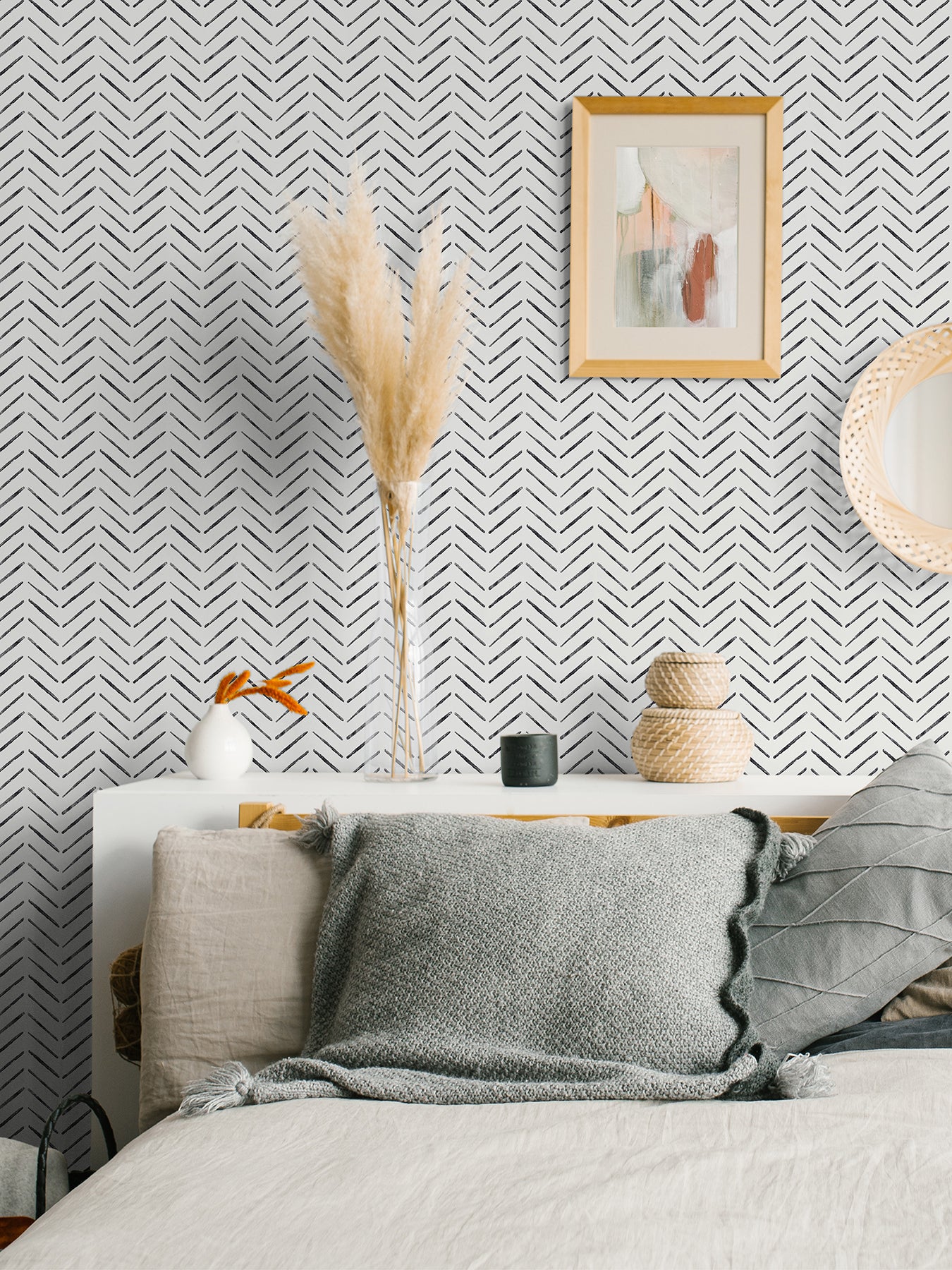Holden P&S Wallpaper in a room setting