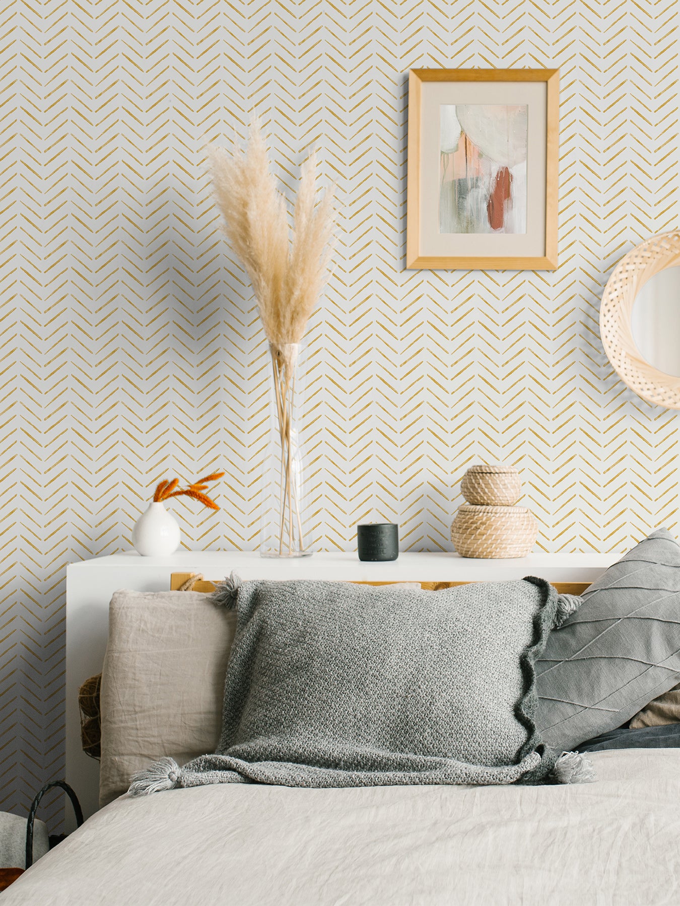 Holden P&S Wallpaper in a room setting
