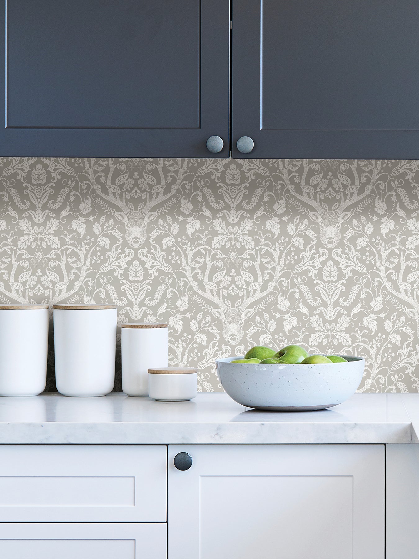 Escape to the Forest Peel and Stick Wallpaper in a room setting