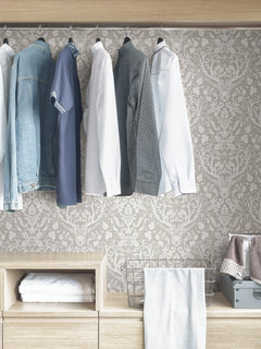 Escape to the Forest Peel and Stick Wallpaper in a room setting