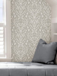 Escape to the Forest Peel and Stick Wallpaper in a room setting