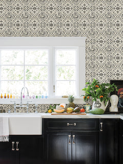 Landondale P&S Wallpaper in a room setting