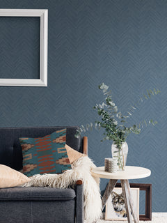 Sampson P&S Wallpaper in a room setting