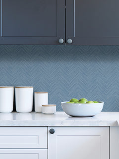 Sampson P&S Wallpaper in a room setting