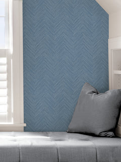 Sampson P&S Wallpaper in a room setting