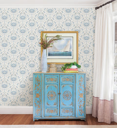 Shellby P&S Wallpaper in a room setting
