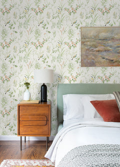Songbord P&S Wallpaper in a room setting