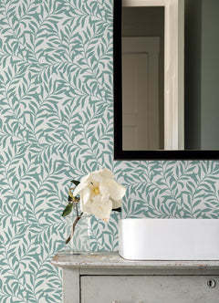 Wisley Peel and Stick Wallpaper in a room setting
