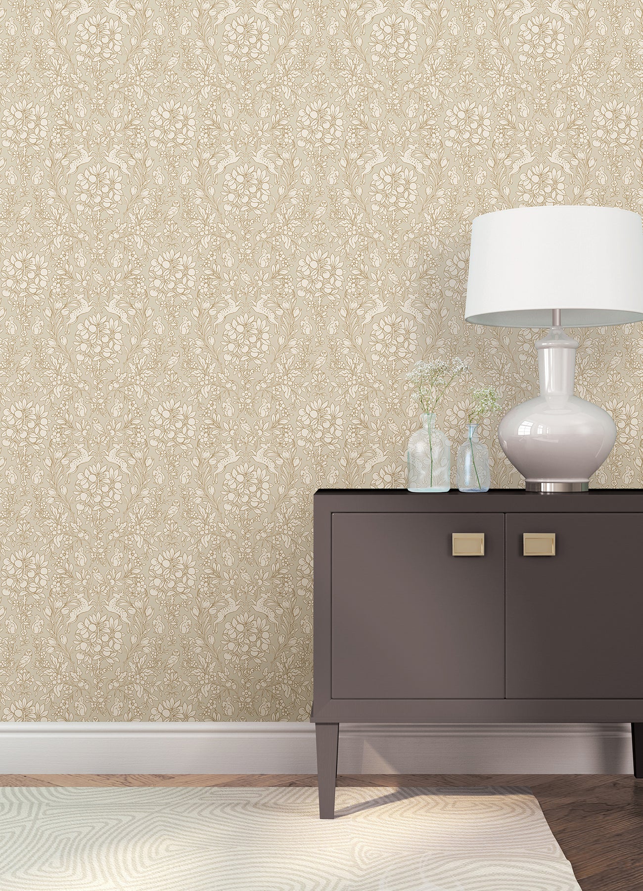 Enchanted Peel and Stick Wallpaper in a room setting