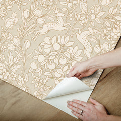 Enchanted Peel and Stick Wallpaper - how to peel