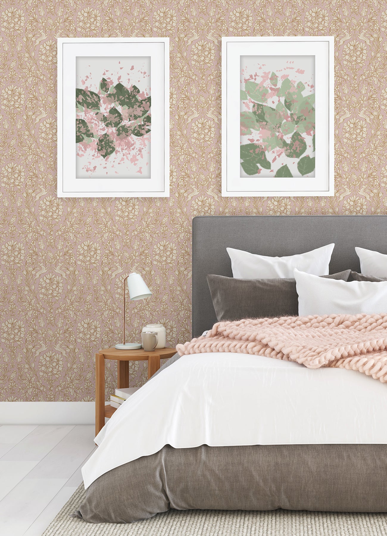 Enchanted Peel and Stick Wallpaper in a room setting