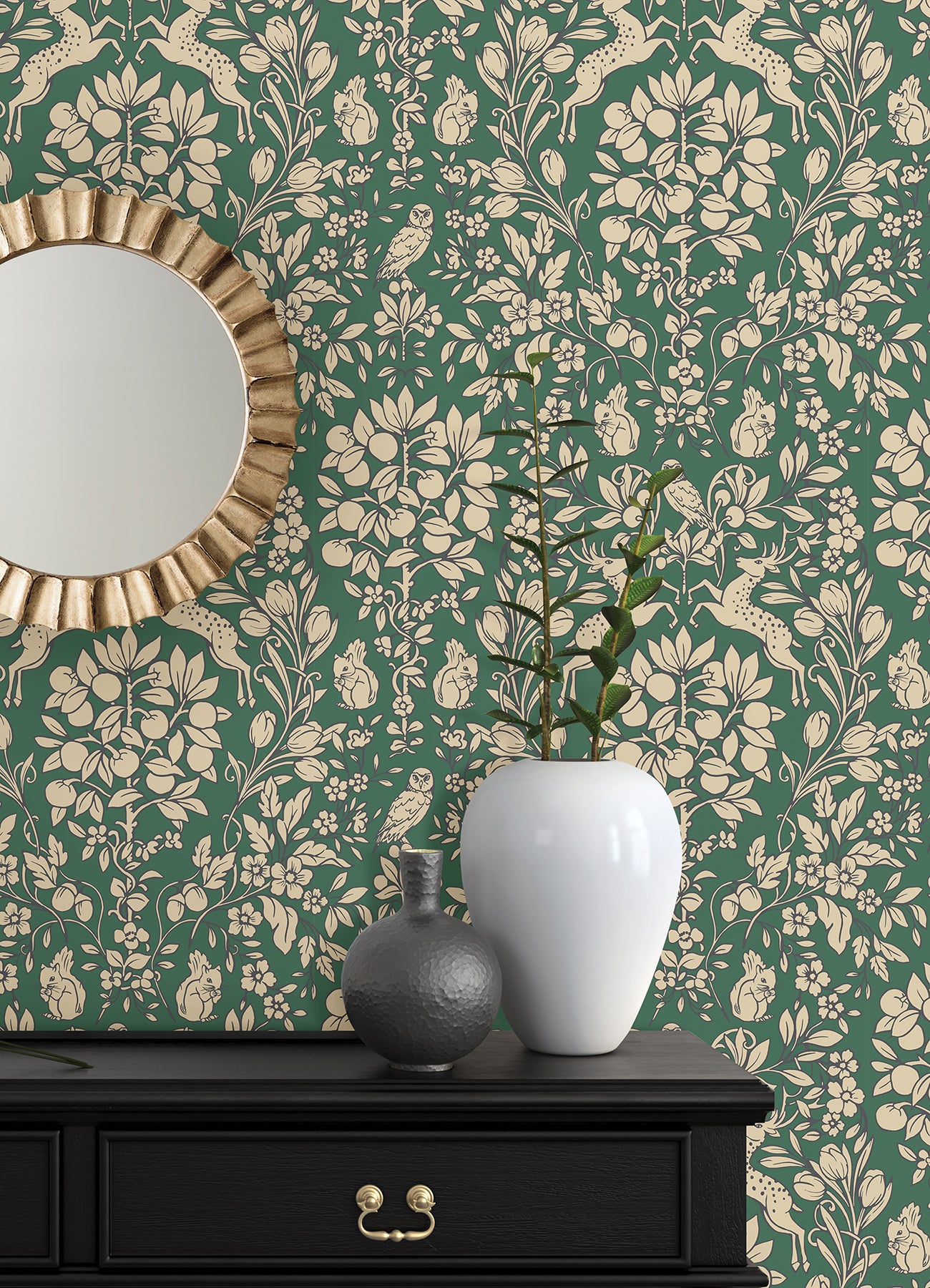 Enchanted Peel and Stick Wallpaper in a room setting