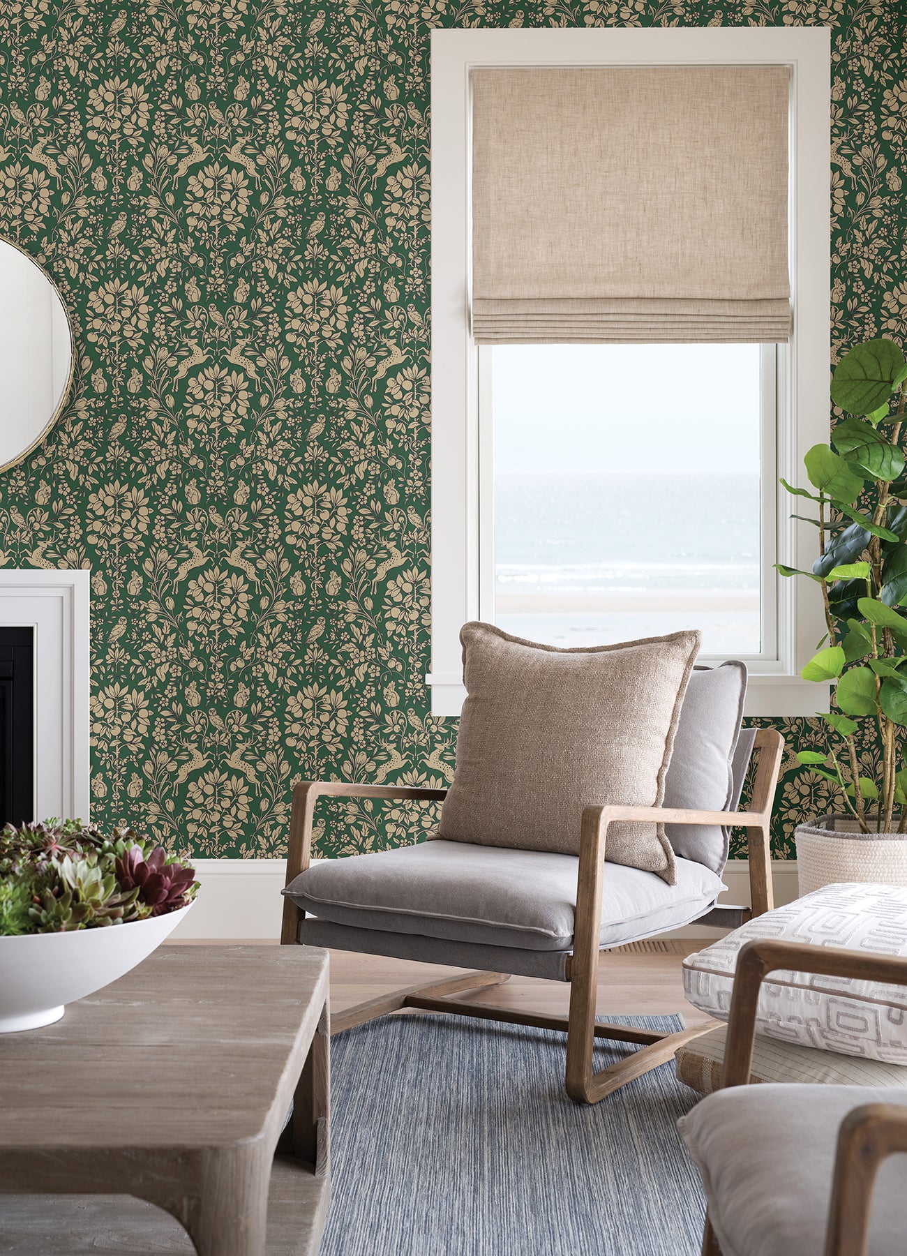 Enchanted Peel and Stick Wallpaper in a room setting