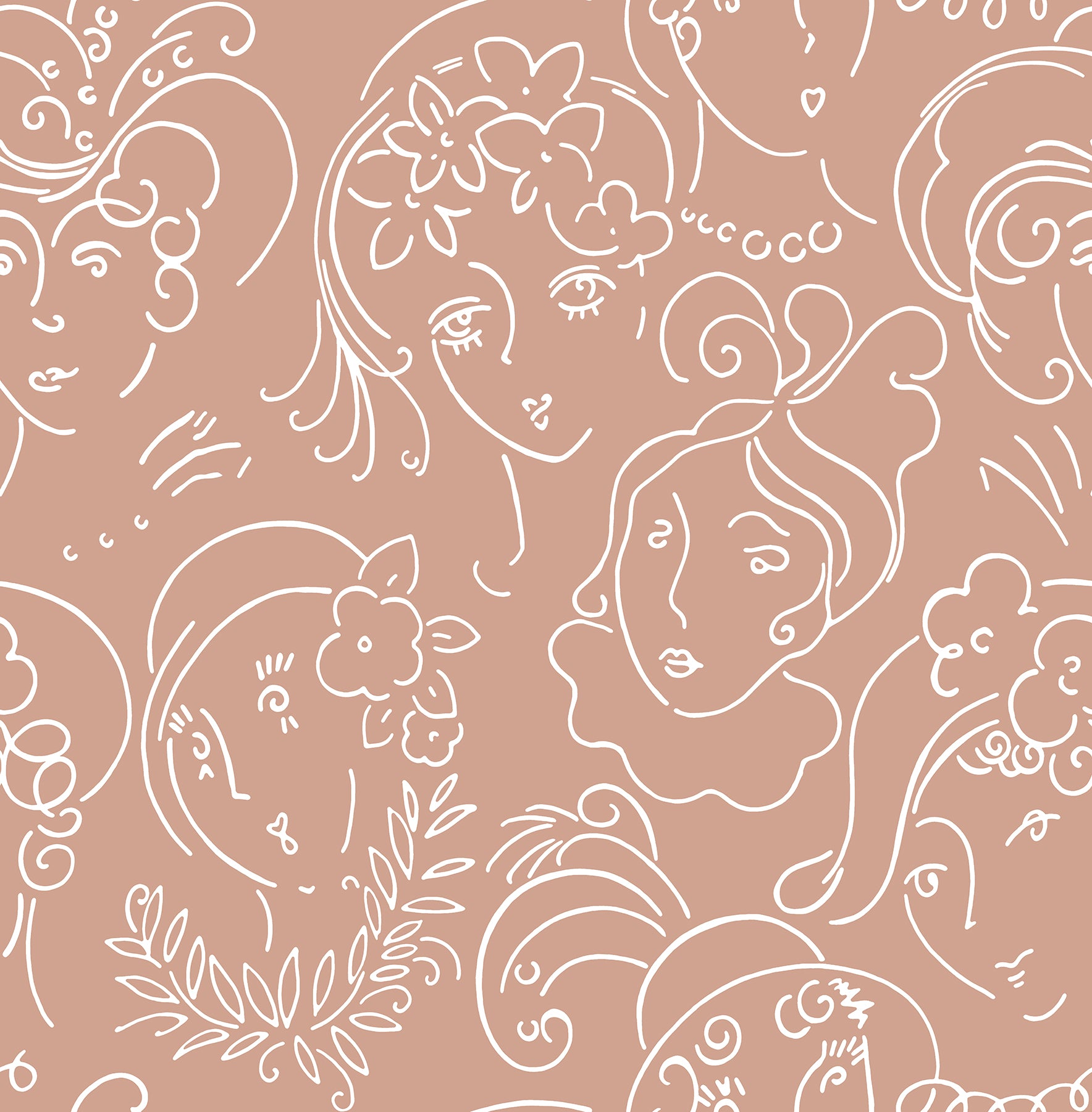 Lovely Ladies Who Lunch Peel and Stick Wallpaper by WallPops