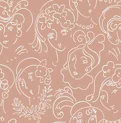 Lovely Ladies Who Lunch Peel and Stick Wallpaper by WallPops