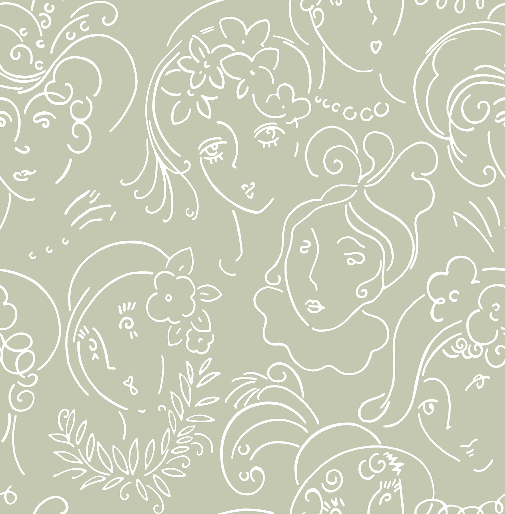 Lovely Ladies Who Lunch Peel and Stick Wallpaper by WallPops