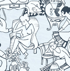 Illustrative Leisure Ladies Peel and Stick Wallpaper by WallPops