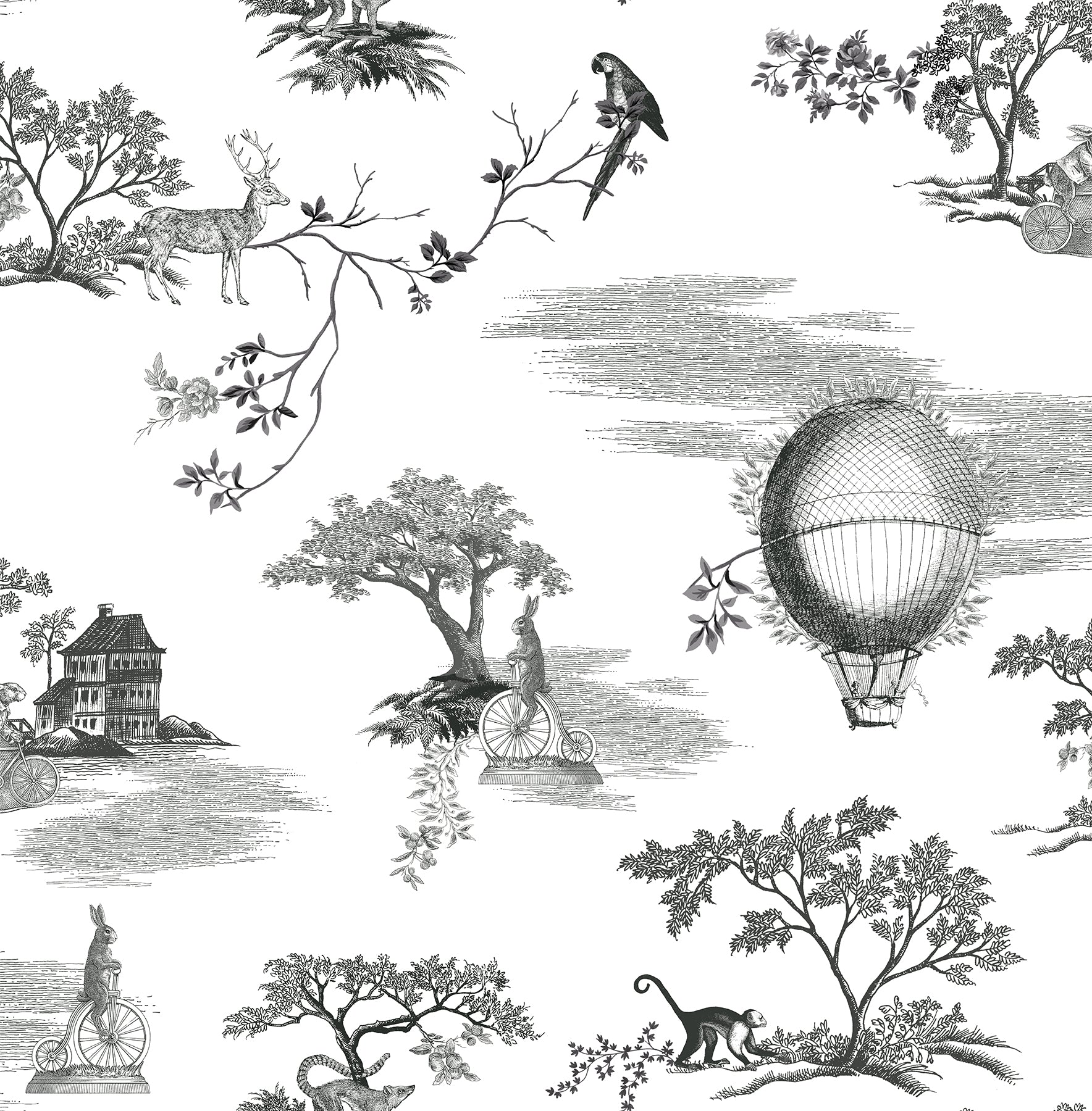 Whimsy Fairytale Toille Peel and Stick Wallpaper by WallPops