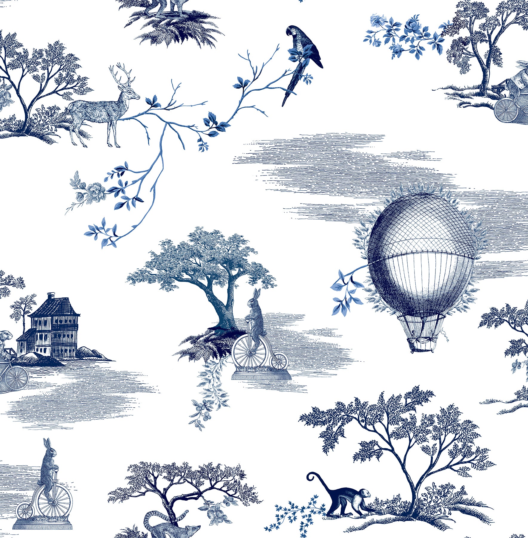 Whimsy Fairytale Toille Peel and Stick Wallpaper by WallPops