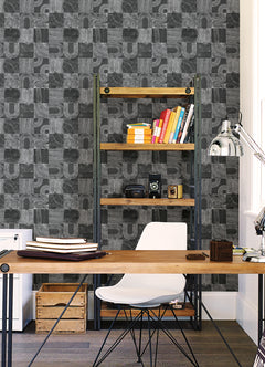 Vaughn Peel and Stick Wallpaper in a room setting