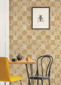 Vaughn Peel and Stick Wallpaper in a room setting