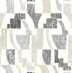 Lenny Geometric Peel and Stick Wallpaper by WallPops
