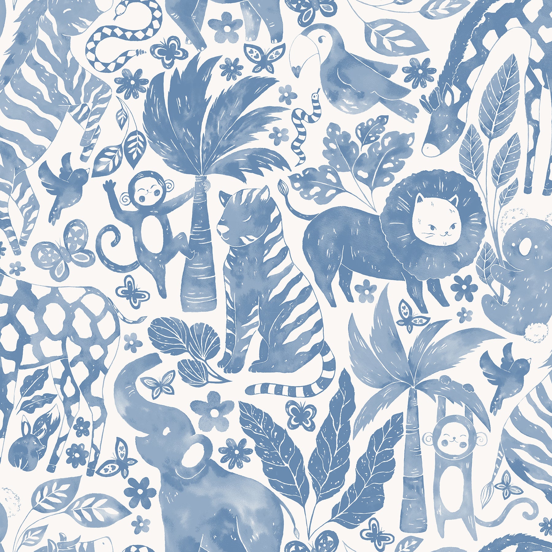 Sweet Safari Peel and Stick Wallpaper by WallPops