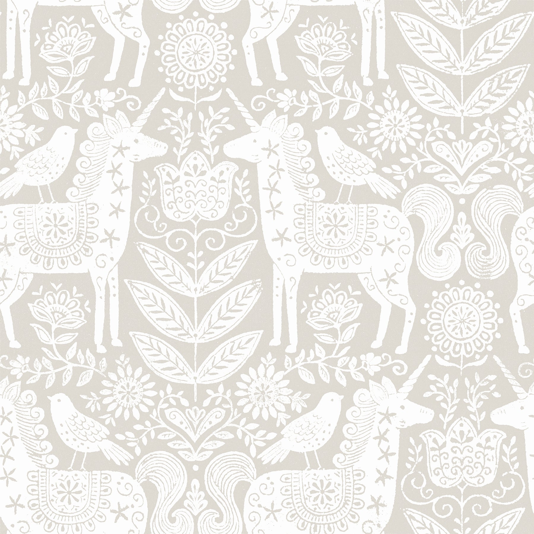 Unicorn Stamp Peel and Stick Wallpaper by WallPops