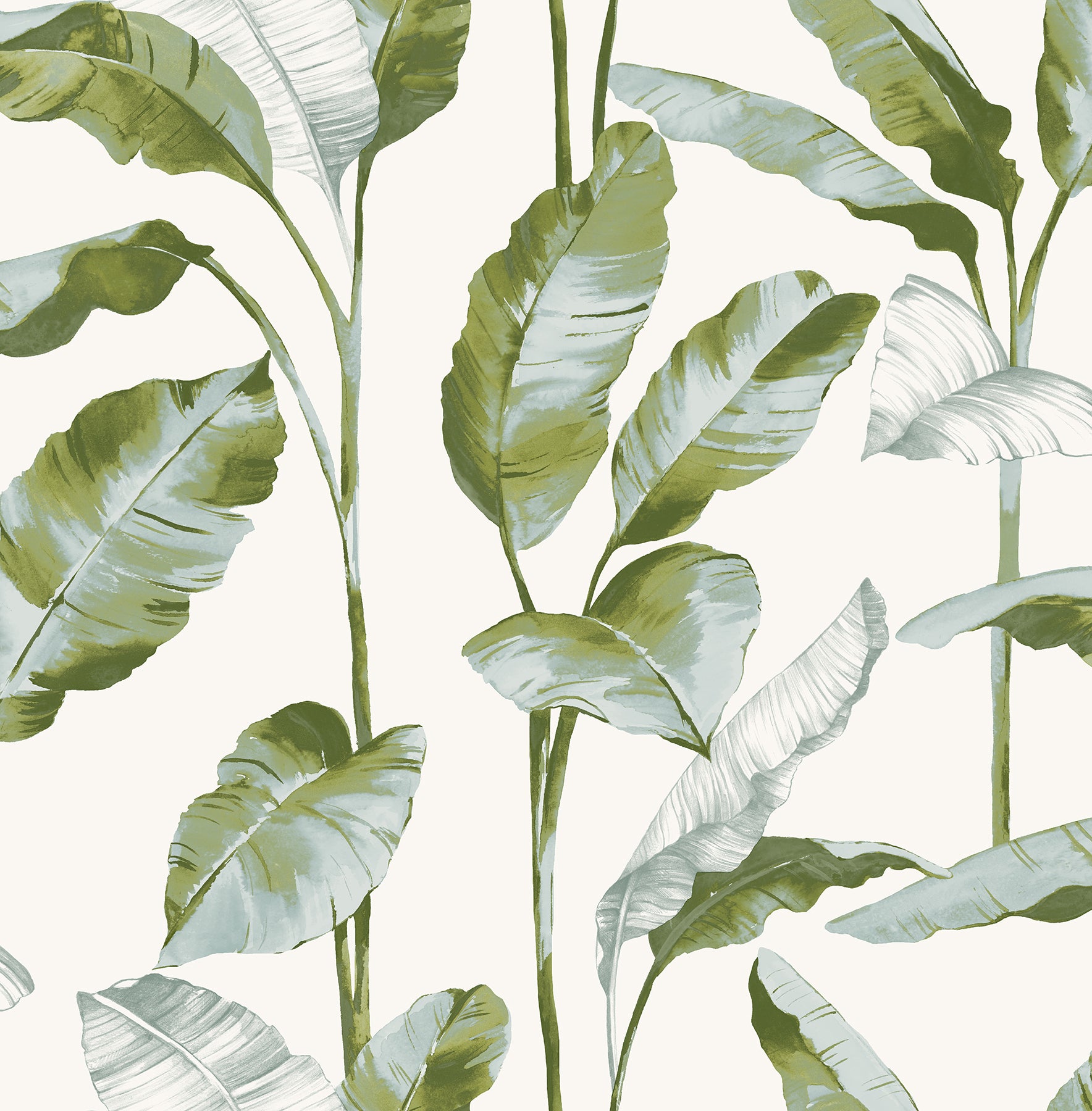 Banana Leaf Peel and Stick Wallpaper by WallPops