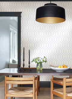 Alix Peel and Stick Wallpaper in a room setting