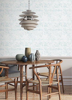 Blythe P&S Wallpaper in a room setting