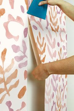 Mira Peel and Stick Wallpaper - how to stick