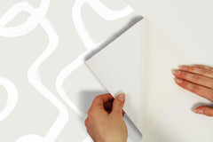 Niko Peel and Stick Wallpaper - how to peel