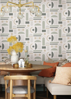 Wiles P&S Wallpaper in a room setting