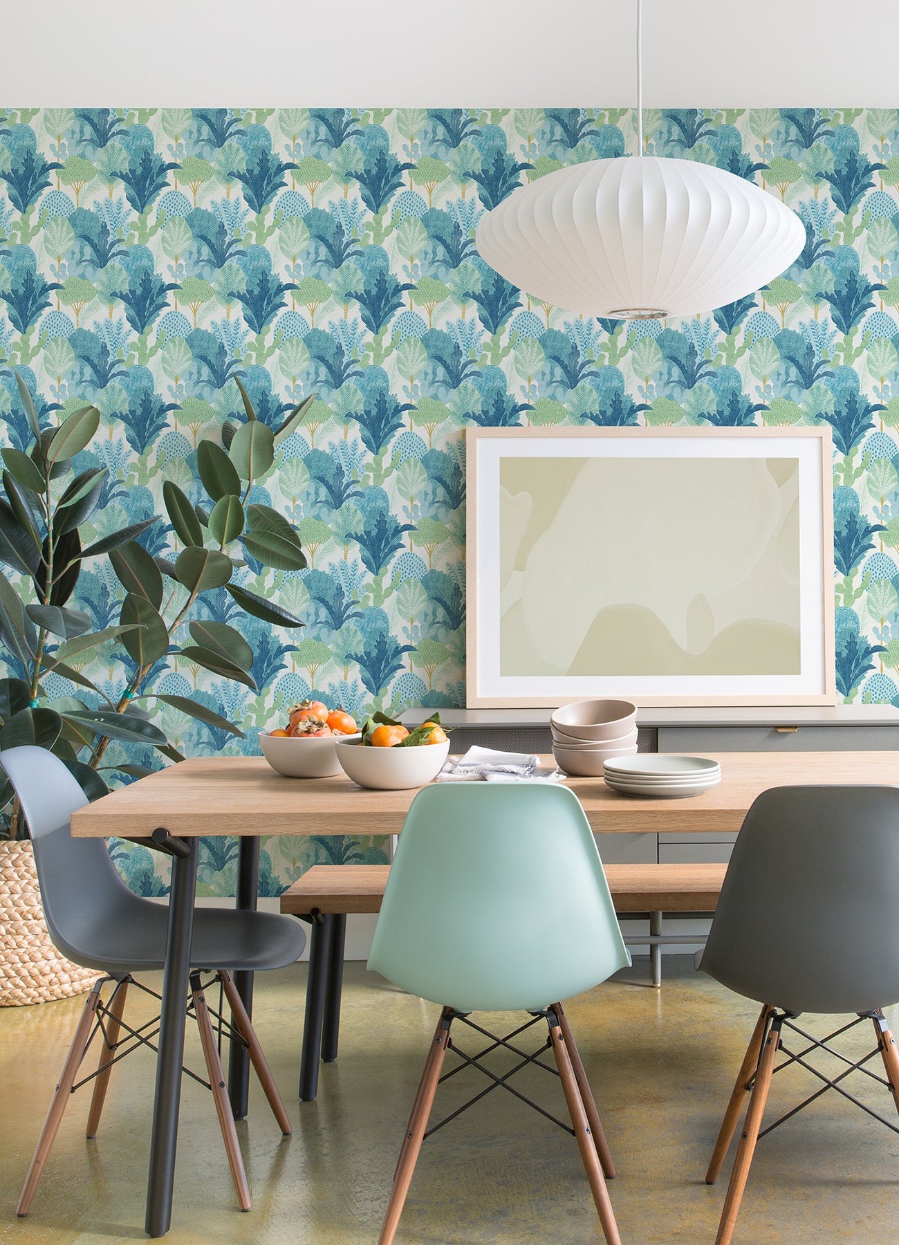 Keilani Peel and Stick Wallpaper in a room setting