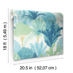 Keilani Peel and Stick Wallpaper - dimensions