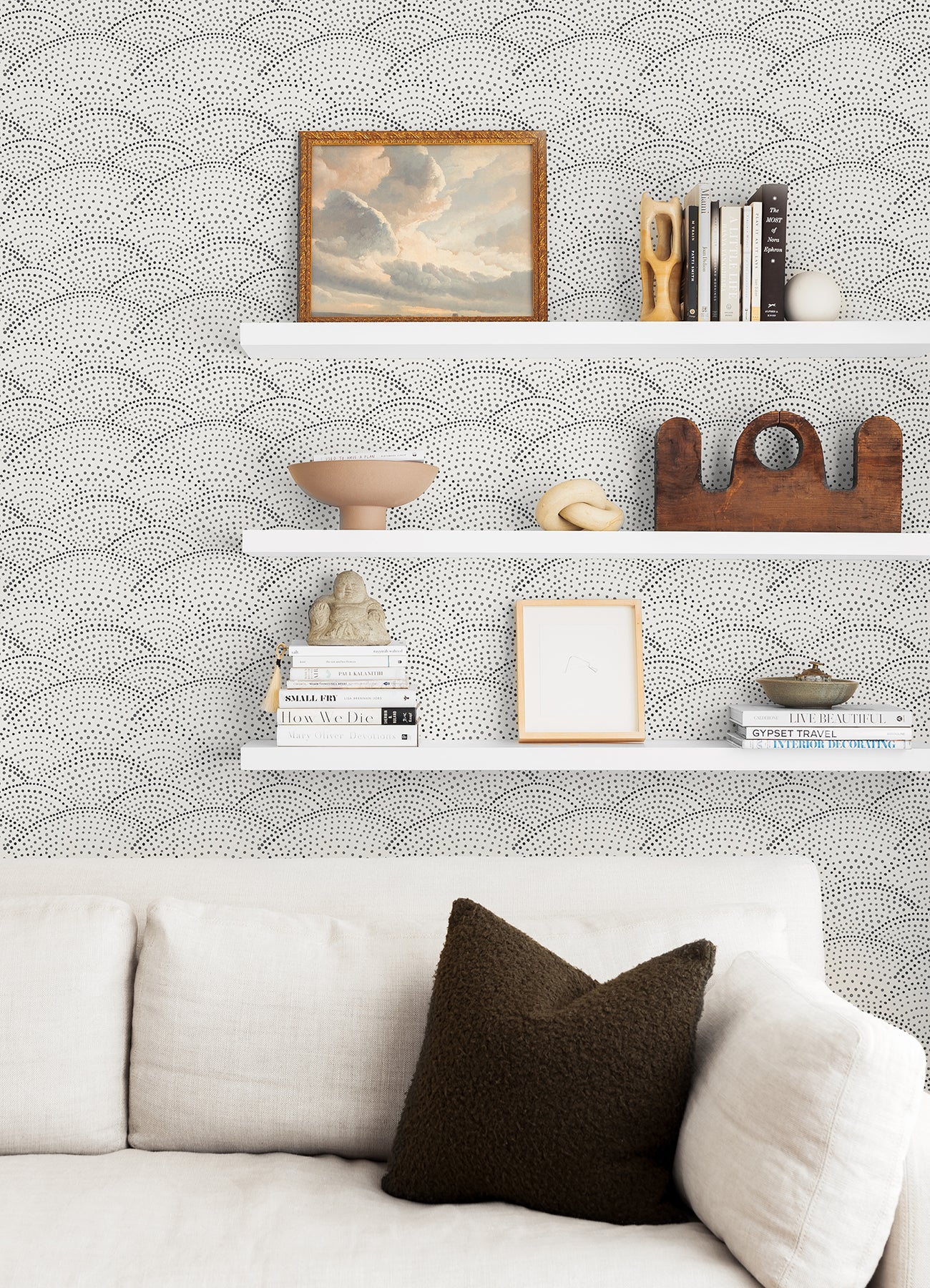 Danton Peel and Stick Wallpaper in a room setting