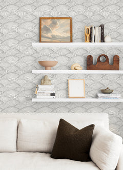Danton Peel and Stick Wallpaper in a room setting