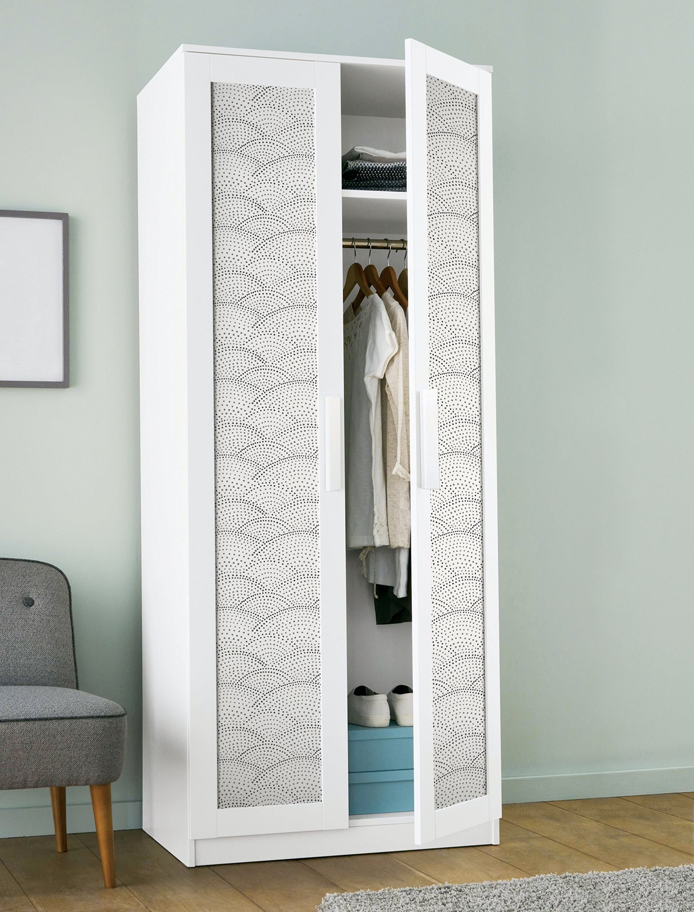 Danton Peel and Stick Wallpaper in a room setting