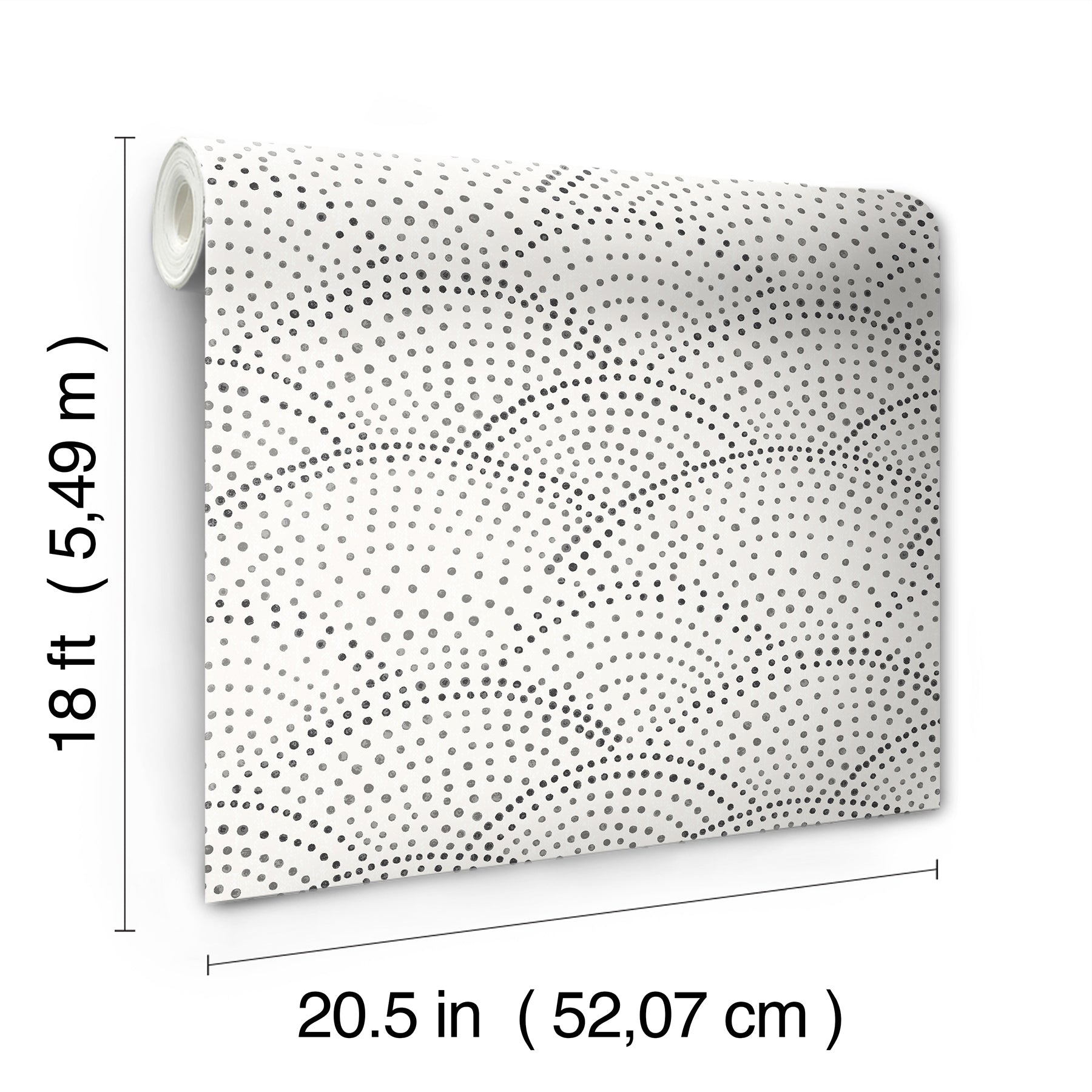 Danton Peel and Stick Wallpaper - dimensions