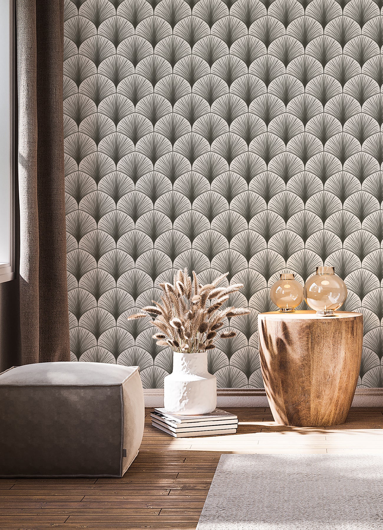 Amari Peel and Stick Wallpaper in a room setting