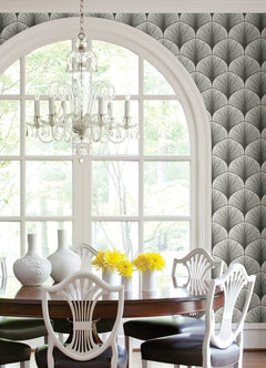Amari Peel and Stick Wallpaper in a room setting